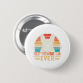 Franziskanischer Vater Ever French Bulldog Lover F Button (Vorne & Hinten)