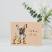 Franziskus denkt an dich postkarte (Stehend Vorderseite)