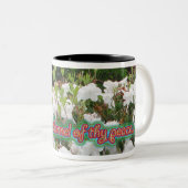 Franziskus-GebetsKaffeetasse Zweifarbige Tasse (VorderseiteRechts)