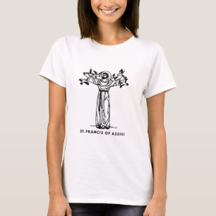 Franziskus von Assisi Katholischer T - Shirt für F