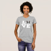 Französchen-Liebe-T-Shirt T-Shirt (Vorne ganz)