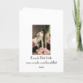 Franzose-Flirt - BESTE FREUNDIN beste Freunde für Karte (Rückseite)