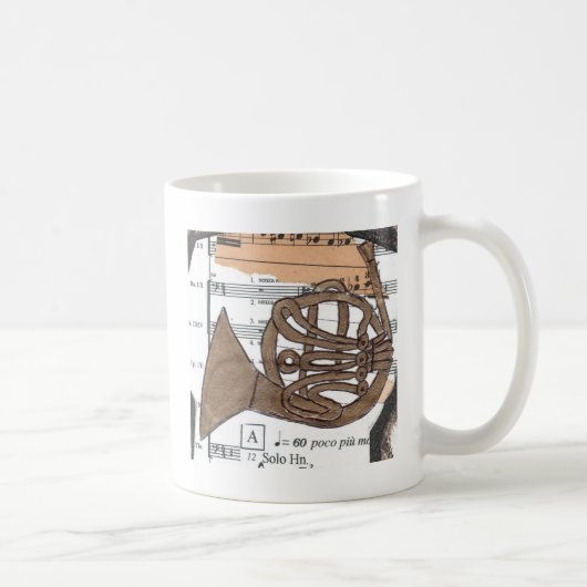 (Franzose-) Horn-Tasse Kaffeetasse (Rechts)