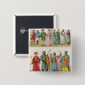 Franzose-Kleid Button (Vorne & Hinten)