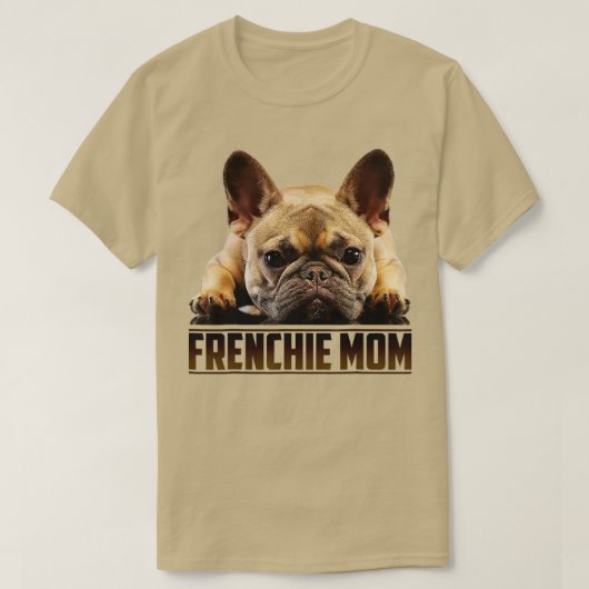 Franzose Mama Shirt Muttertag für Bulldogge (Design vorne)