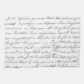 Franzose-Paris-Skript Handtuch (Horizontal)