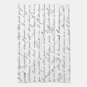 Franzose-Paris-Skript Handtuch (Vertikal)