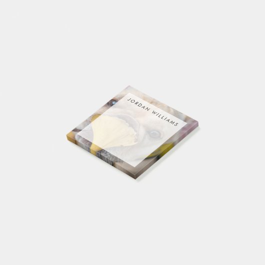 Franzose Post-it Klebezettel (angewinkelt)