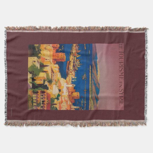 Franzose-Reise-Plakat, bereisend in Syrien Decke (Vorderseite)
