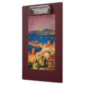 Franzose-Reise-Plakat, bereisend in Syrien Klemmbrett (Links)