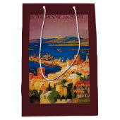 Franzose-Reise-Plakat, bereisend in Syrien Mittlere Geschenktüte (Vorderseite)