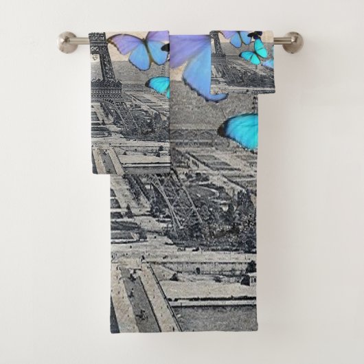 Franzose-Reiseturm Badhandtuch Set (Insitu)