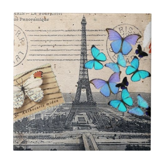 Franzose-Reiseturm Fliese (Vorderseite)