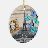 Franzose-Reiseturm Keramik Ornament (Rechts)