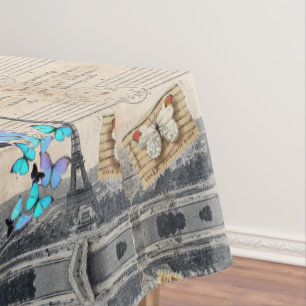 Franzose-Reiseturm Tischdecke