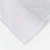 Franzose-Stier-Hundewelpe mit dem Schnurrbart Fleecedecke (Ecke)