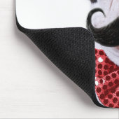 Franzose-Stier-Hundewelpe mit dem Schnurrbart Mousepad (Ecke)