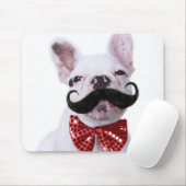 Franzose-Stier-Hundewelpe mit dem Schnurrbart Mousepad (Mit Mouse)