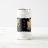 Franzose-Vanilla Icesahnehimmel Stein Bierglas (Mittel)