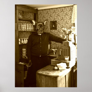 Franzosebratenplakat "im altem Stil " Poster