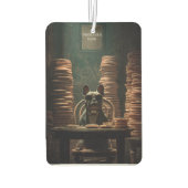 Franzosen Bank: Biscuit Baron Art Print Autolufterfrischer (Rückseite)