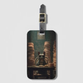 Franzosen Bank: Biscuit Baron Art Print Gepäckanhänger (Vorderseite Vertikal)