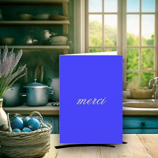 Franzosen danken Ihnen zu kardieren Dankeskarte