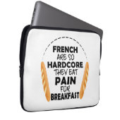 Franzosen essen Schmerzen für das Frühstück Funny  Laptopschutzhülle (Vorne Rechts)