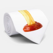 Franzosen Frei, der in Ketschupneuheits-Krawatte Krawatte (Gerollt)