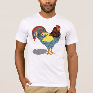 Franzosen gestepptes Coq T-Shirt