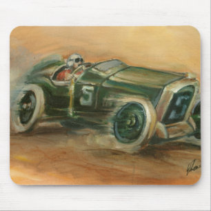 Franzosen Grandprix Racecar durch Ethan Harper Mousepad