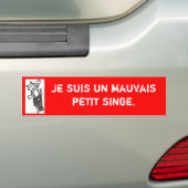 Franzosen "ich bin Autoaufkleber eines schlechten (Auf Auto)