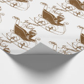 Franzosen Joyeux Geschenkpapier (Ecke)