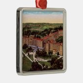 Franzosen lecken Verzierung Indianas Birdseye Silbernes Ornament (Rechts)