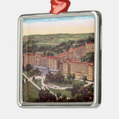 Franzosen lecken Verzierung Indianas Birdseye Silbernes Ornament (Links)