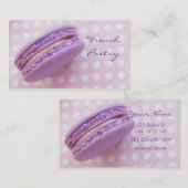 Franzosen Macaron Gebäck-Visitenkarte Visitenkarte (Vorne/Hinten)
