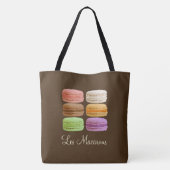 Franzosen Macarons - muti-farbige Pastelle Tasche (Rückseite)