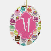 Franzosen Macarons personalisiert Keramik Ornament (Rechts)