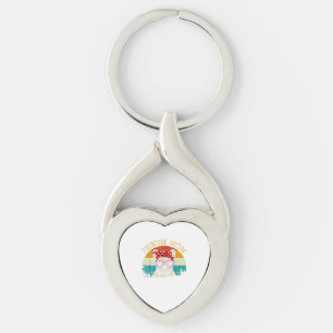 Franzosen-Mama-Liebhaber-Geschenk im Vintage-Retro Schlüsselanhänger