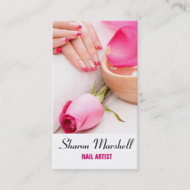 Franzosen nageln visitenkarte