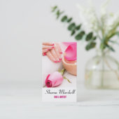 Franzosen nageln visitenkarte (Stehend Vorderseite)