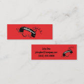 Franzosen Reto Visitenkarte geschnürtes (Vorne/Hinten)