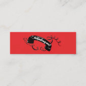 Franzosen Reto Visitenkarte geschnürtes (Vorderseite)