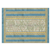 Franzosen stickten Blumen-Gewebe-Blick Tischdecke (Vorderseite (Horizontal))