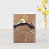 Französin Karte (Gelbe Blume)