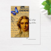 Französin mit Schmetterlingsmarken (Schreibtisch)