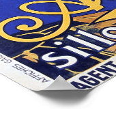 Französisch Ad ALCYON BICYCLE Vintag Cycle Poster  (Ecke)