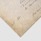 Französisch Alte Skriptdekoupage Seidenpapier (Detail)