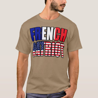 Französisch-Amerikanischer Patriot Pride Heritage T-Shirt