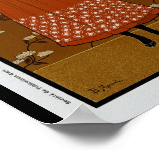 Französisch Art Nouveau Toothpaste Ad Poster (Ecke)